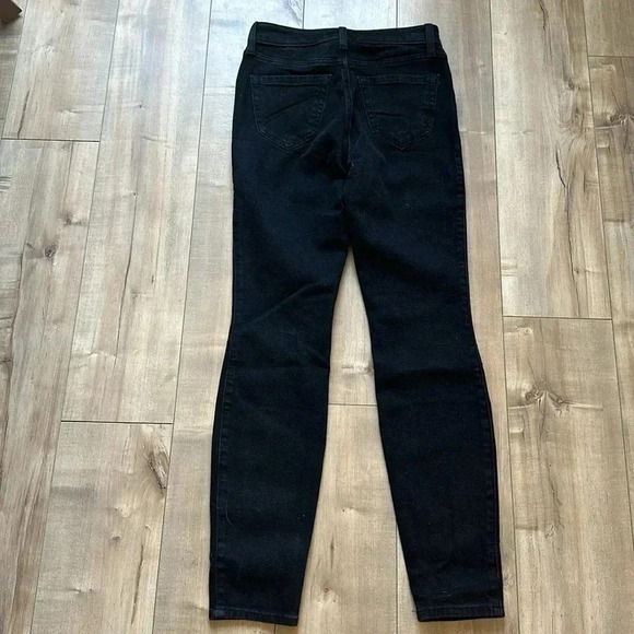 NWT Abercrombie & Fitch The Skinny High Ride Black Jeans Sz 24/00 - Picture 7 of 8